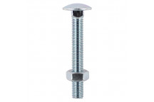TIMCO 1290CB Carriage Bolts & Hex Nut M12 x 90mm BZP (25)