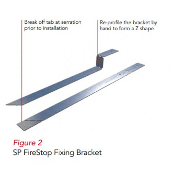 Rockwool 259890 Firestop Fixing Brackets Extra Large Cavity 600 (50)