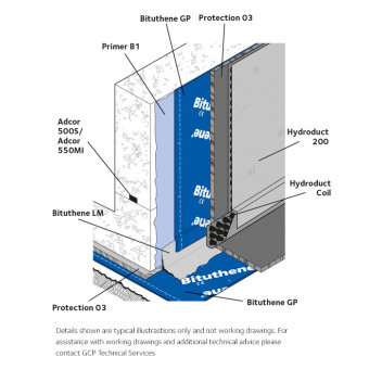 GCP 87325 Bituthene GP Membrane 1m x 25m GCP 87325 Bituthene GP Membrane 1m x 25m
